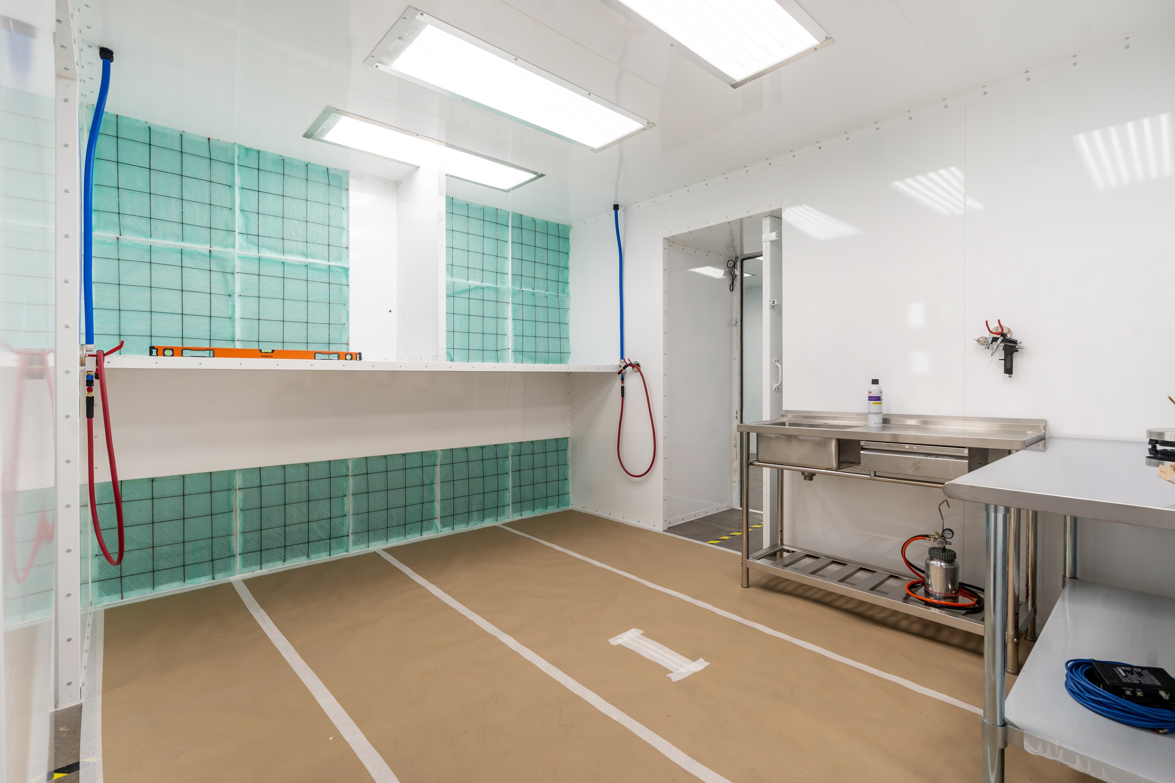 Paint Kitchen and Mix Room Design for High-Volume Shops