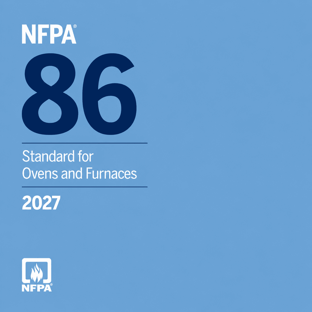 Cover of the NFPA 86 Standard for Ovens and Furnaces, 2027 edition