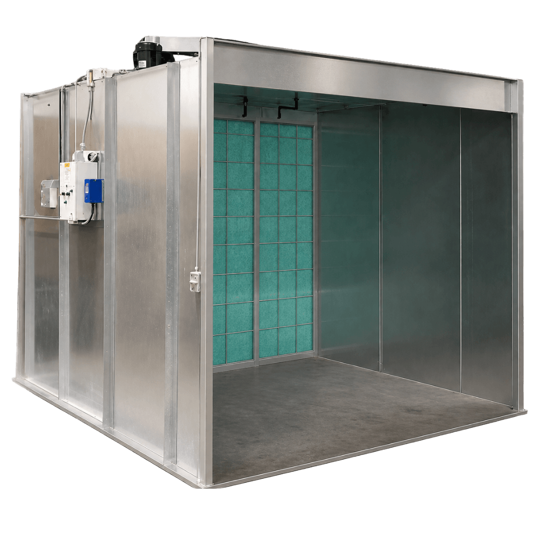 Industrial Open Face Spray Booths