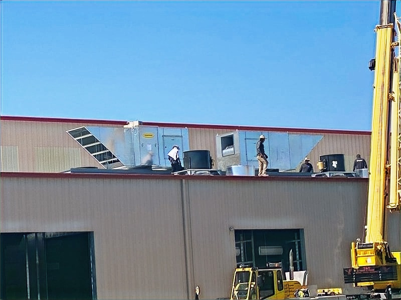 Gas Heaters and Air Makeup Units for Spray Booths