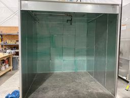 Industrial Open Face Spray Booth.